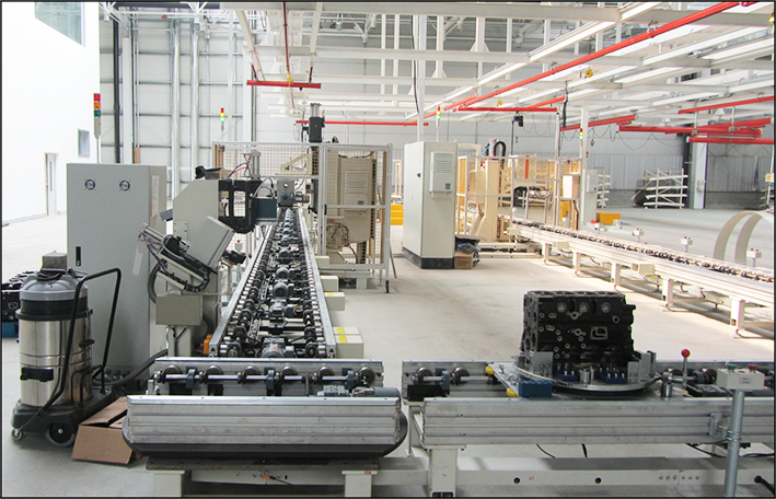 發(fā)動機缸體裝配